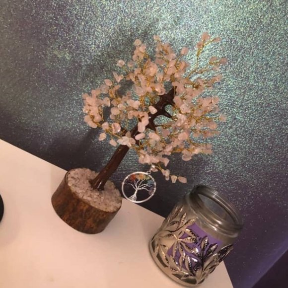 Clear Quartz Money Tree Feng Shui Bonsai Tree - 10-12 Inch, Crystal Tree - Picture 1 of 6